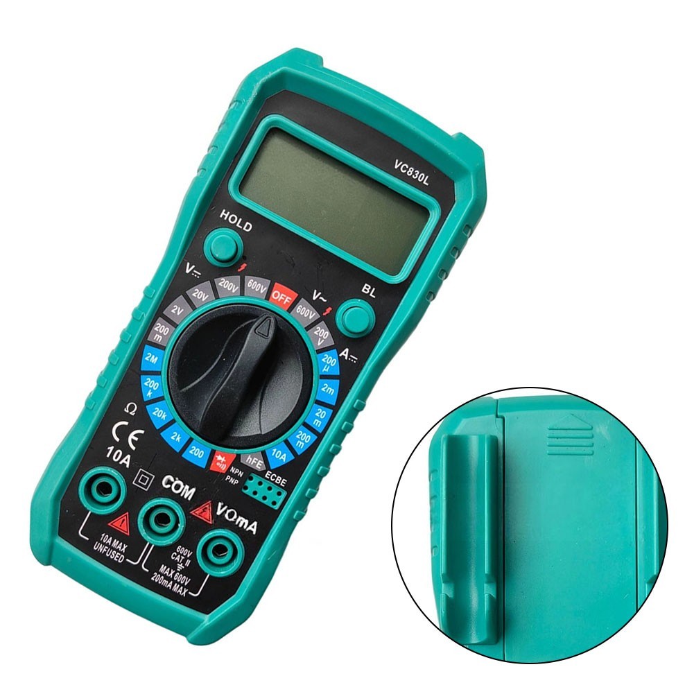 VC830L Digital Multimeter with Backlit LCD Option Not Standard LCD Display