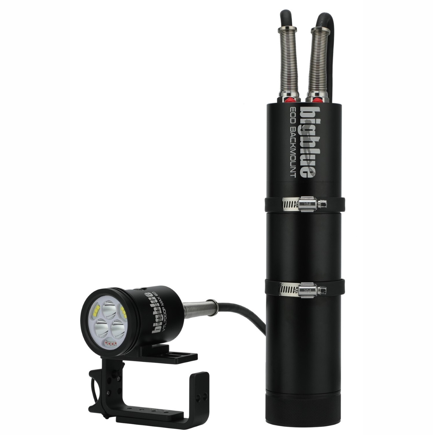 BigBlue VTL7000P MAX EOD Backmount Dive Light