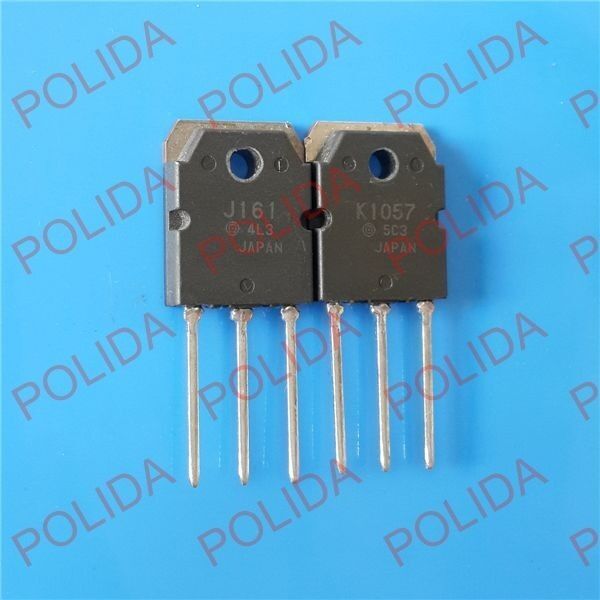 1pairs Transistor   TO-3P 2SJ161/2SK1057 J161/K1057 100% Genuine and New #A7