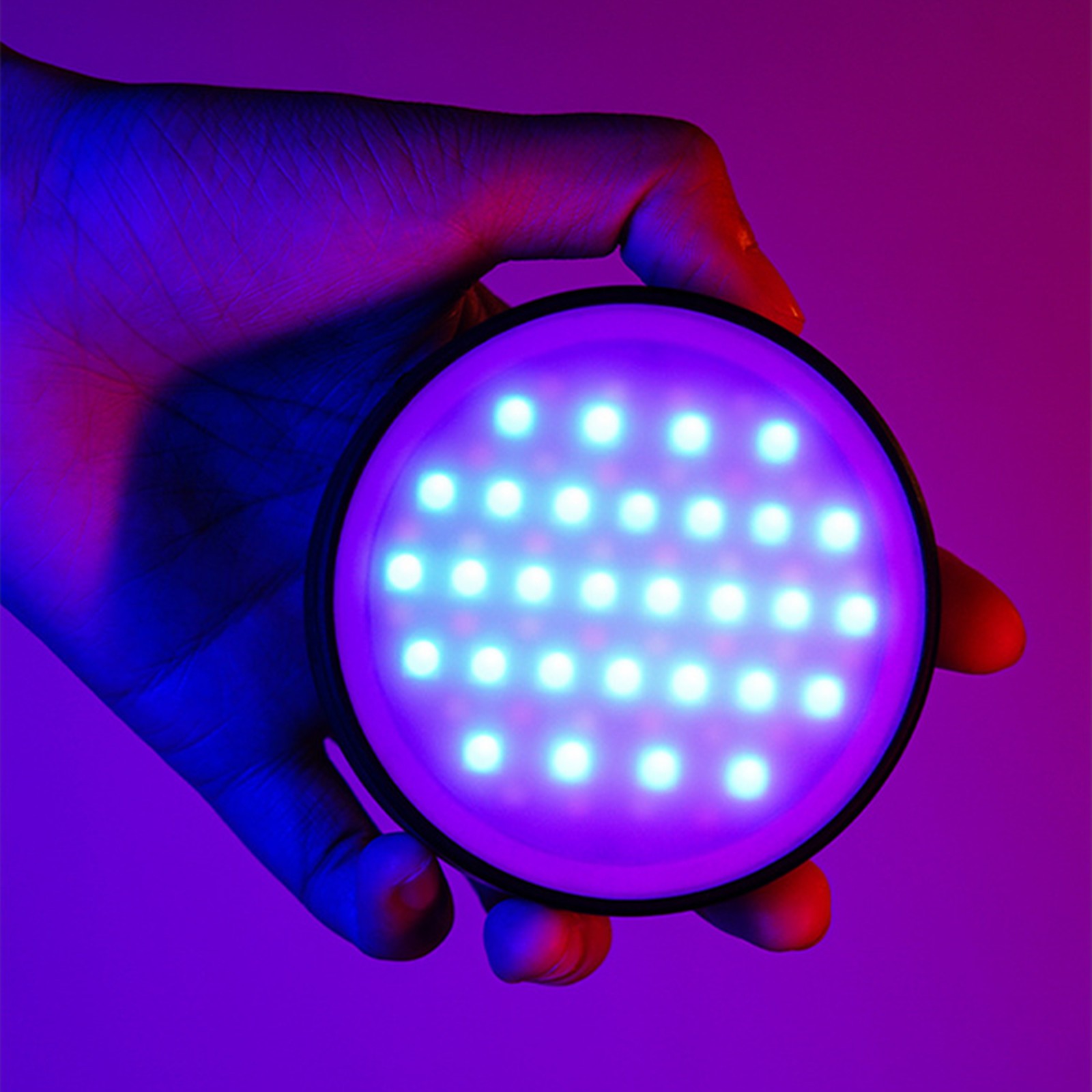 RGB LED Video Light Rechargeable Photography Fill Light Handheld Soft Light w
