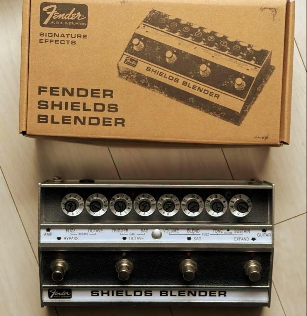 FENDER Shields Blender Fuzz Effects Pedal Tested & Works 5336