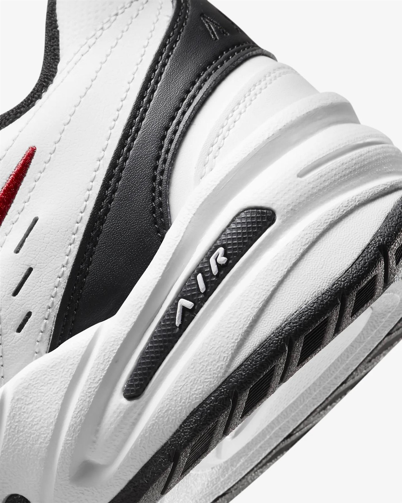 Nike Air Monarch IV 4 (4E) WIDE Black Red White 416355-101 Men's