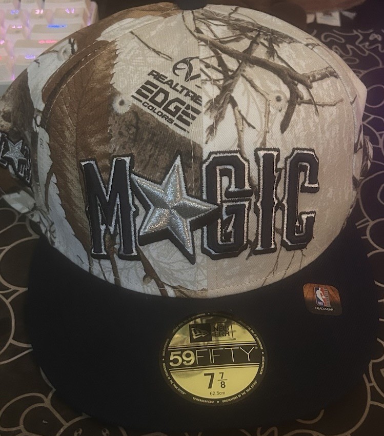 Orlando Magic Real Tree Exclusive Fitted Cap Size 7 7/8 BRAND NEW WITH TAGS
