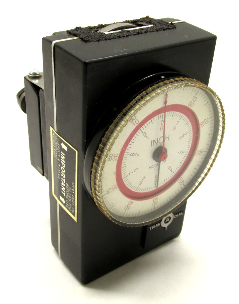 CLEAN! SWI TRAV-A-DIAL .001" TRAVEL DIAL READOUT w/ MOUNTING BASE - #7A