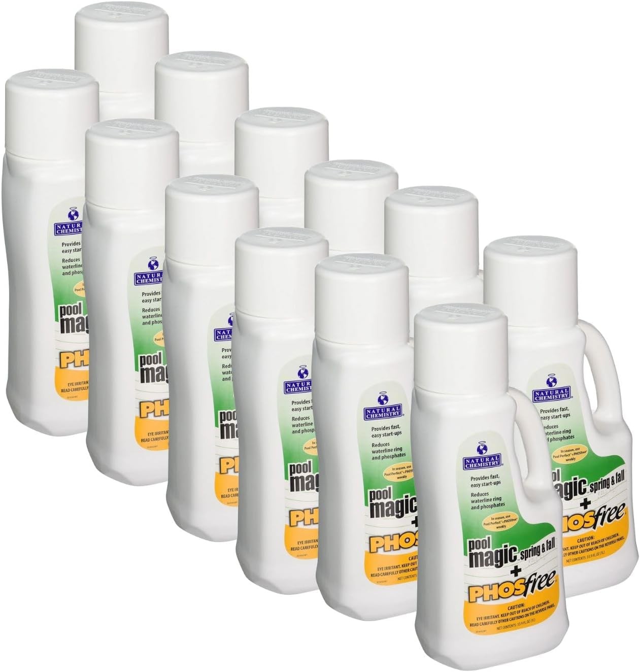 2 Natural Chemistry 05141 Spa Chemical Swimming Pool Magic PHOSfree - 1L Each -