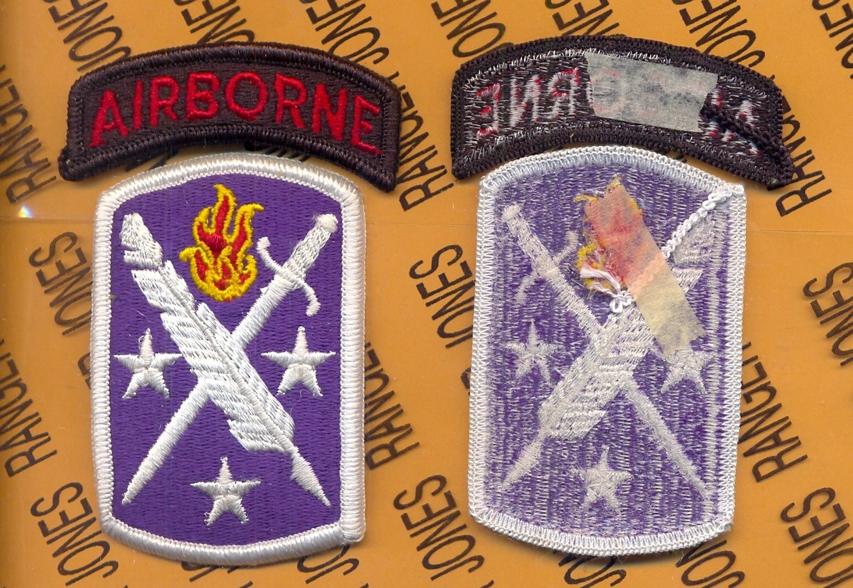 US Army 95th Civil Affairs Brigade Airborne Dress uniform patch m/e