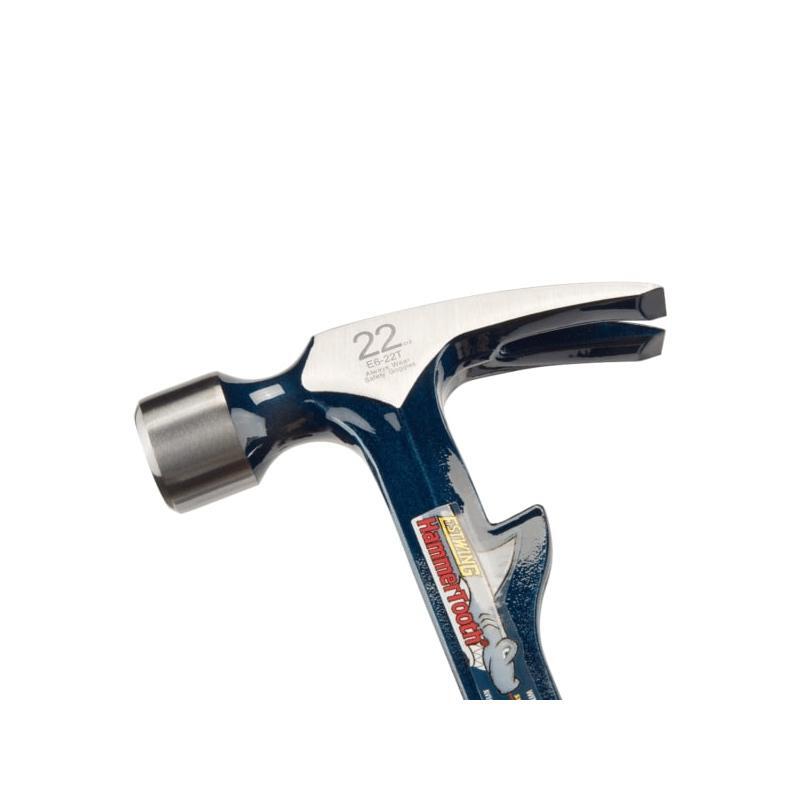 Estwing ‎E6-22TM 22 Oz Solid Steel Hammertooth Hammer With Milled Face