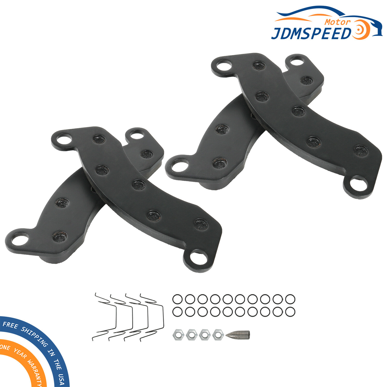 4Pcs Trailer Brake Pad Set 10k-12k Replacement for Dexter K71-180-00