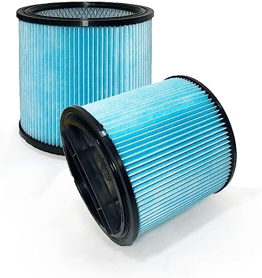 Nispira Nanofiber Filter + Lid for Shop-Vac 90350 90304 90344 Wet Dry Vac 2 Pk