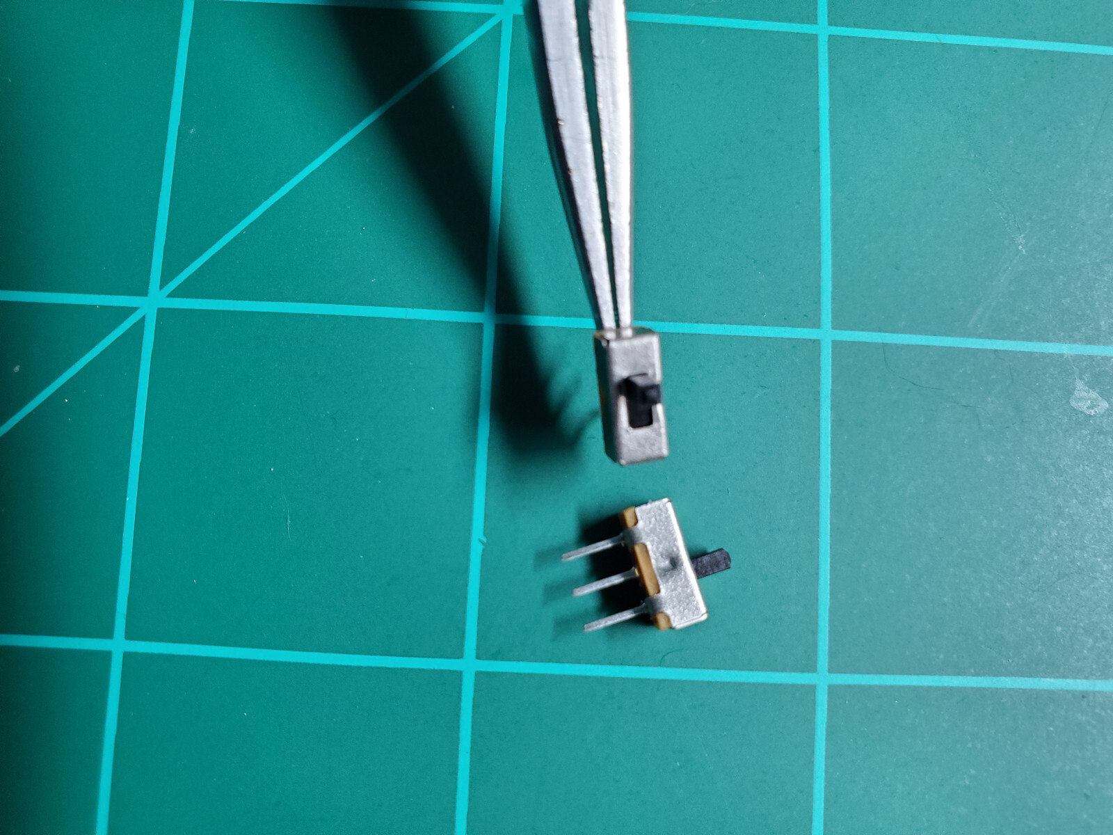 2PCS SPDT Micro Slide Switch 2 Position 3Pin PCB Panel Mini New USA Ship
