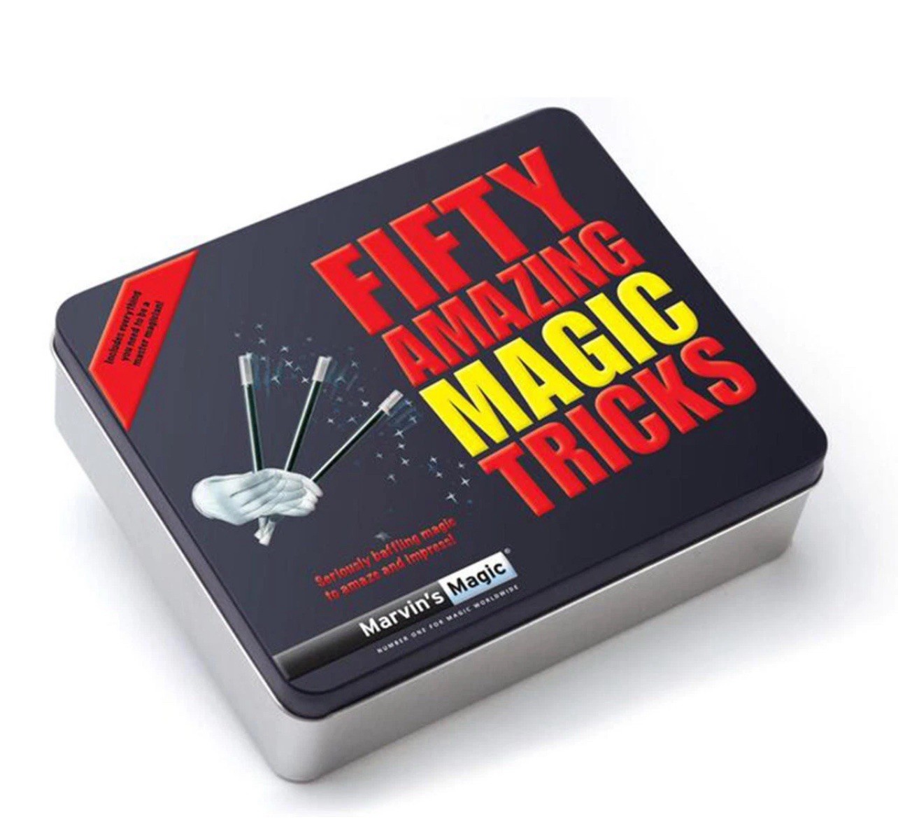Marvin's Magic 50 Amazing Magic Tricks Gift Tin