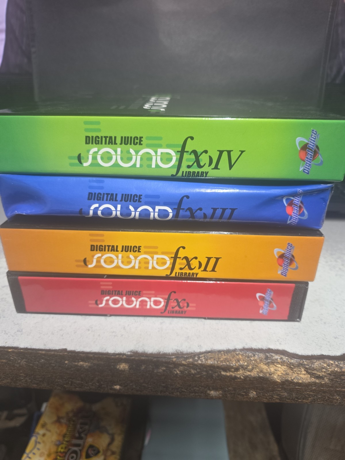 DIGITAL JUICE - Complete Set 1 2 3 4 SOUND FX I II iII IV DVDrom effects Library