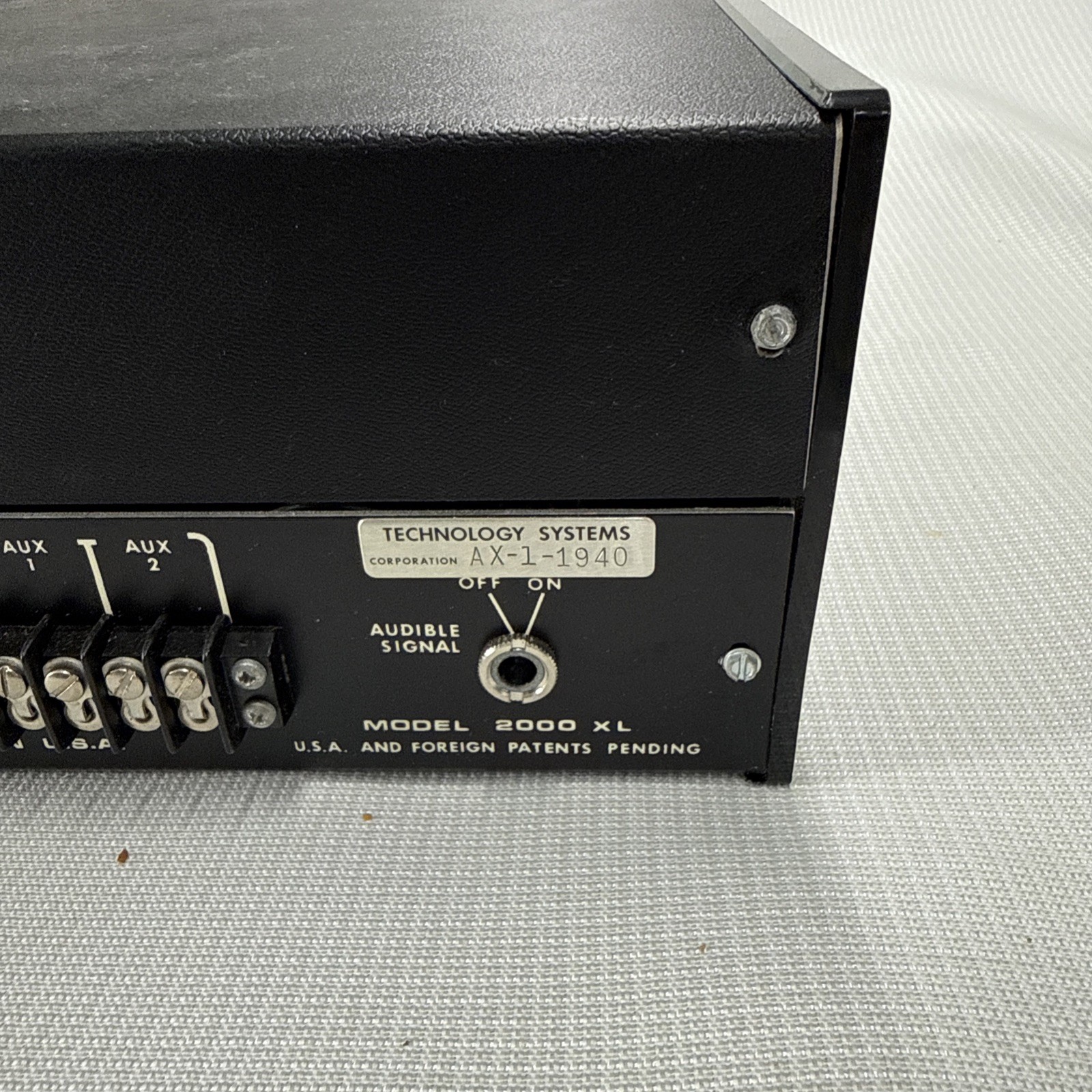 Technology Systems Corp Sonar Scan - Model 2000 XL *** Parts Only