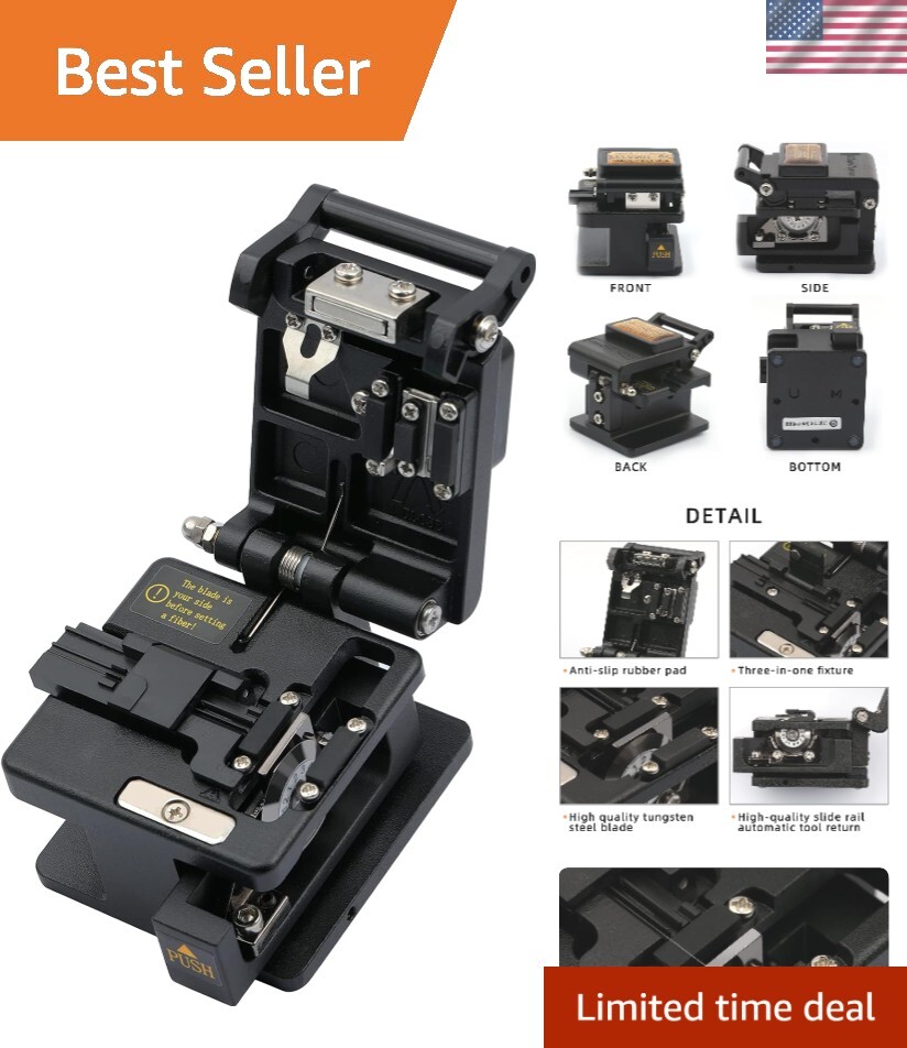 Fiber Cleaver Ftth Fiber Optic Tools High Precision 6C Cable Cutting Fiber Op...