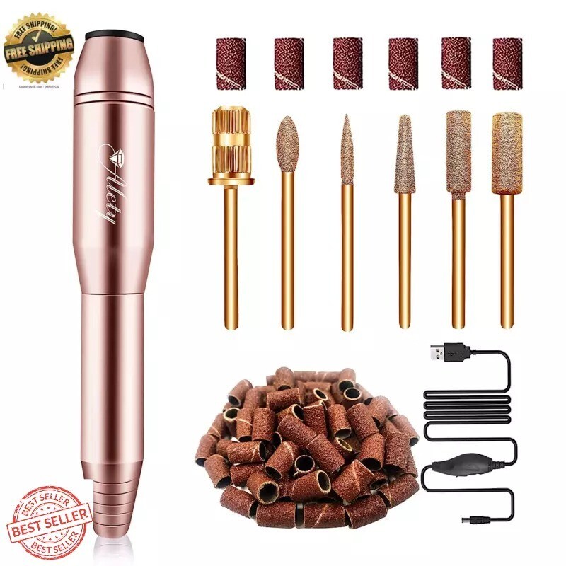 Dremel Nail Polish for File Gel Acrylic Grinder Buffer Tool Finger Drill Kit NEW