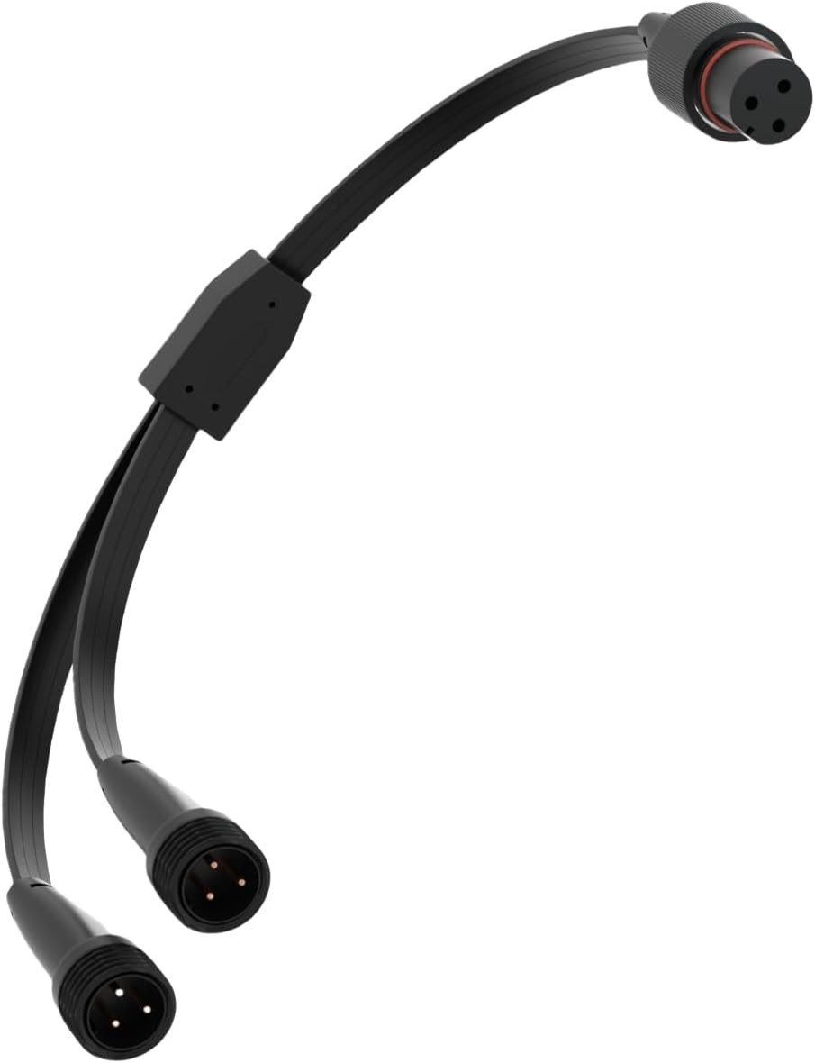 Govee Outdoor Lights Y-Splitter Cable (1 Female to 2 Male) - Black