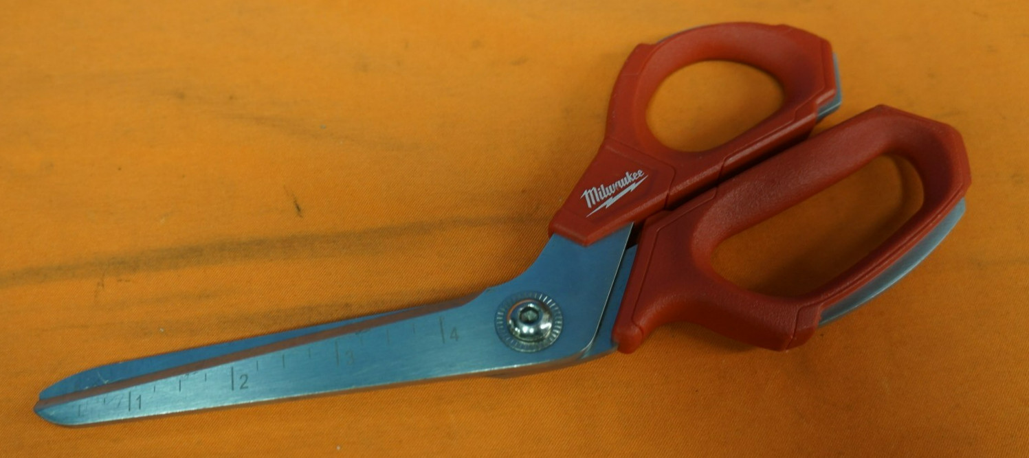 Milwaukee 48-22-4047 Jobsite Offset Scissors All Metal Red
