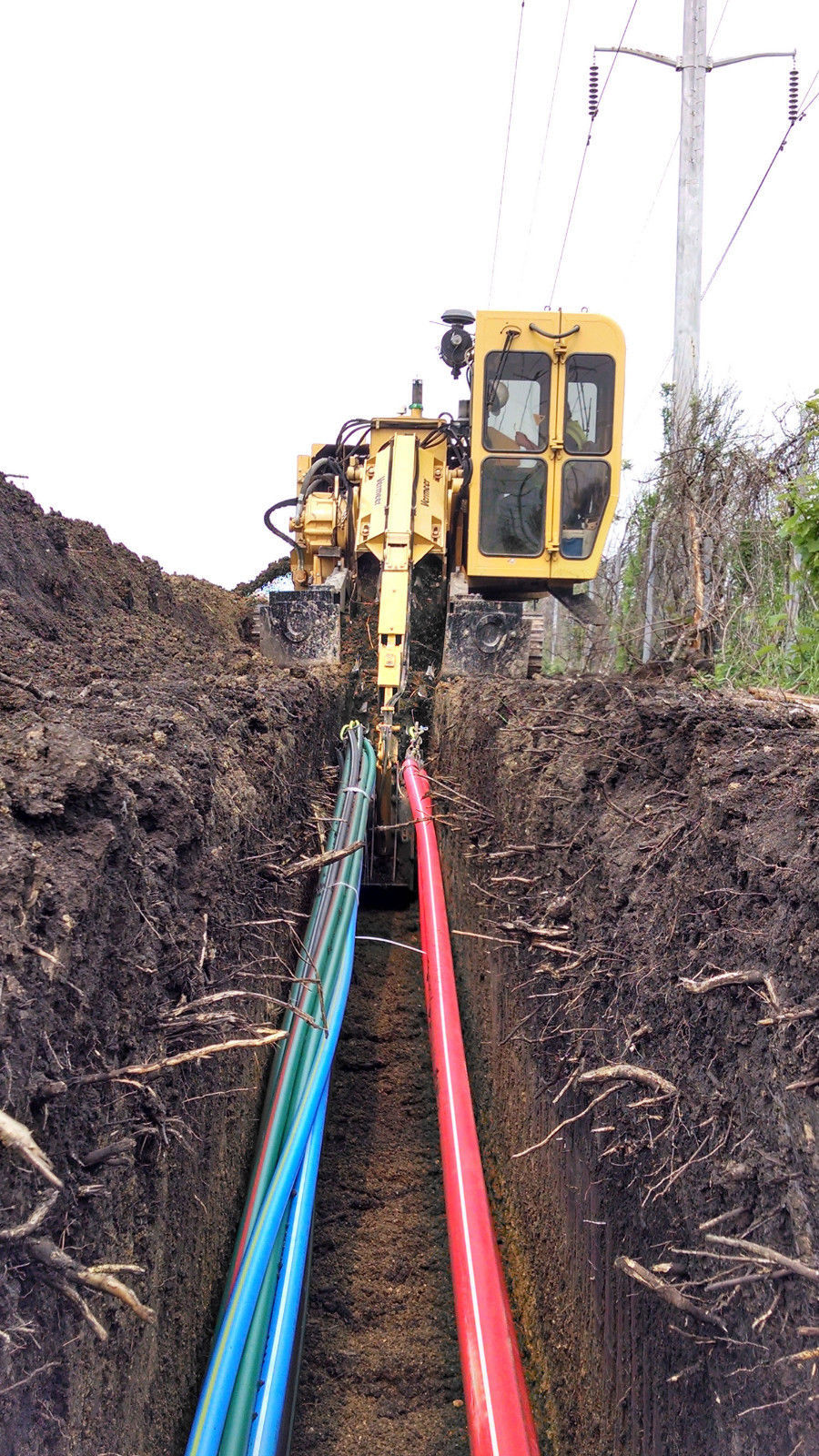 3,500 ft. 3/4" SDR 15.5 High Density Polyethylene HDPE Empty Smooth Wall Conduit