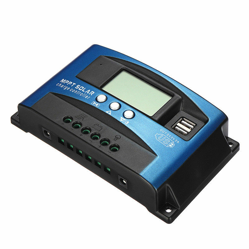 100A MPPT Solar Panel Regulator Charge Controller 12V/24V Auto Focus Tracking