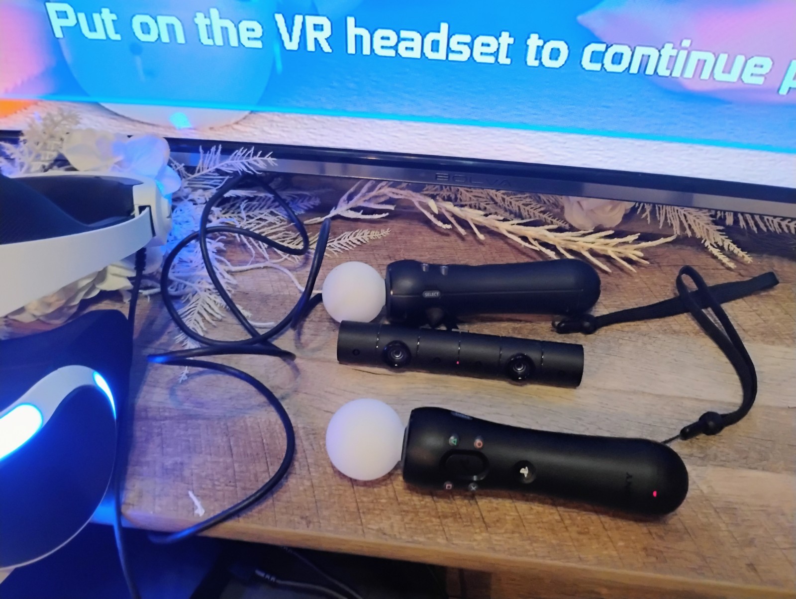 Sony PlayStation VR PS4 Headset Controller Camera Bundle Tested And Working