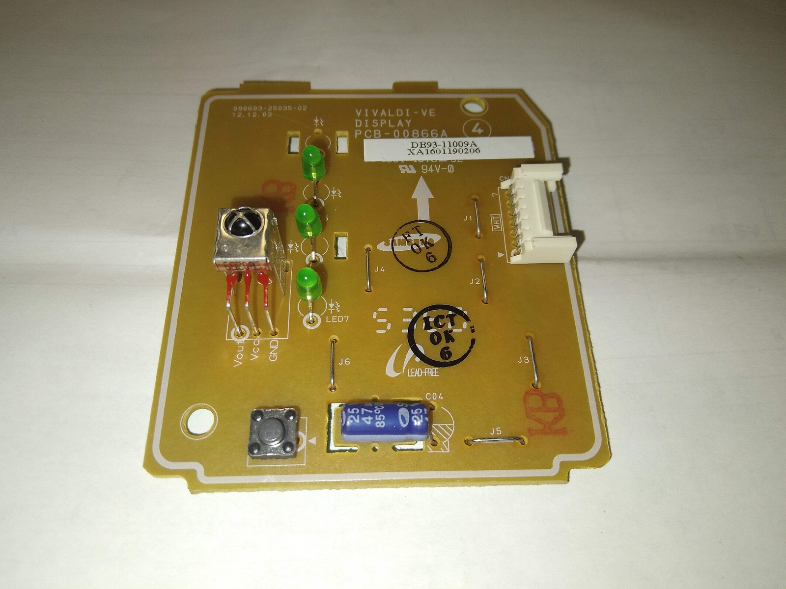SERVICE FIRST BRD06120 PCB DISPLAY BOARD 210165