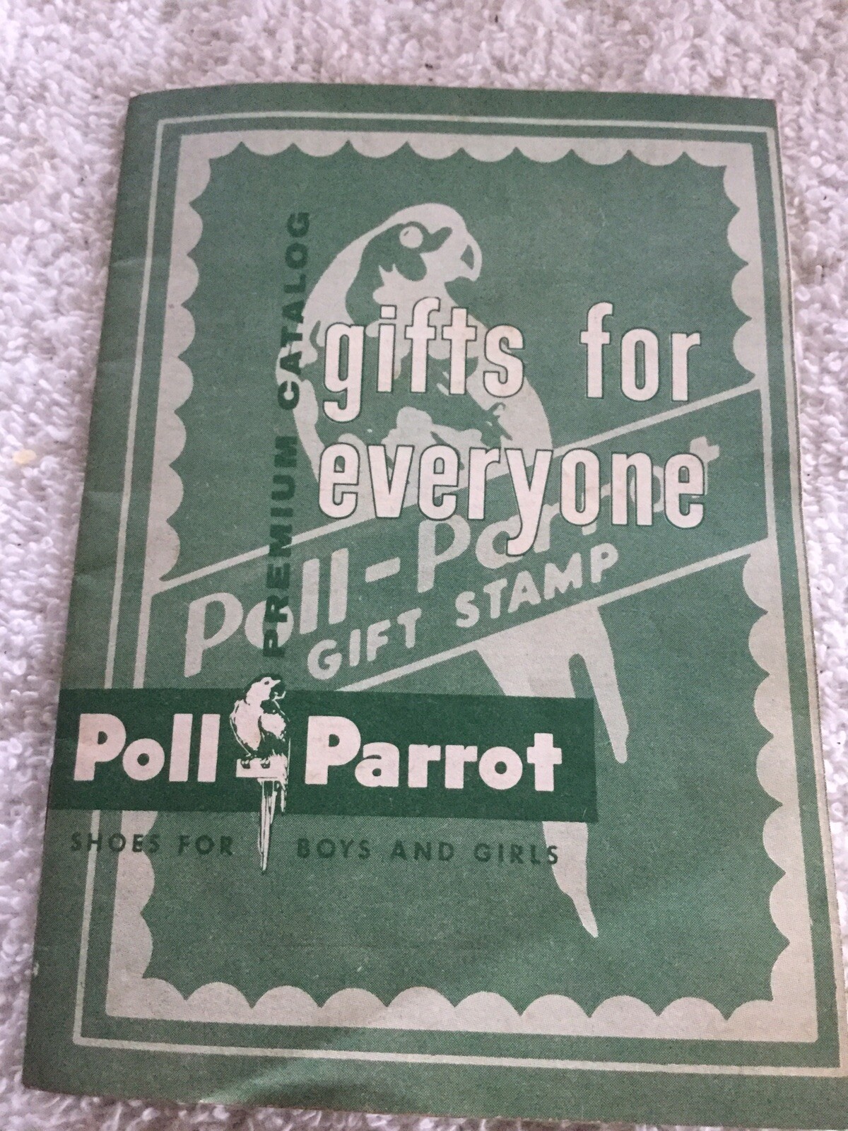 Rare Gift Stamp Catalog For Poll-Parrot Shoes 1959 Advertising