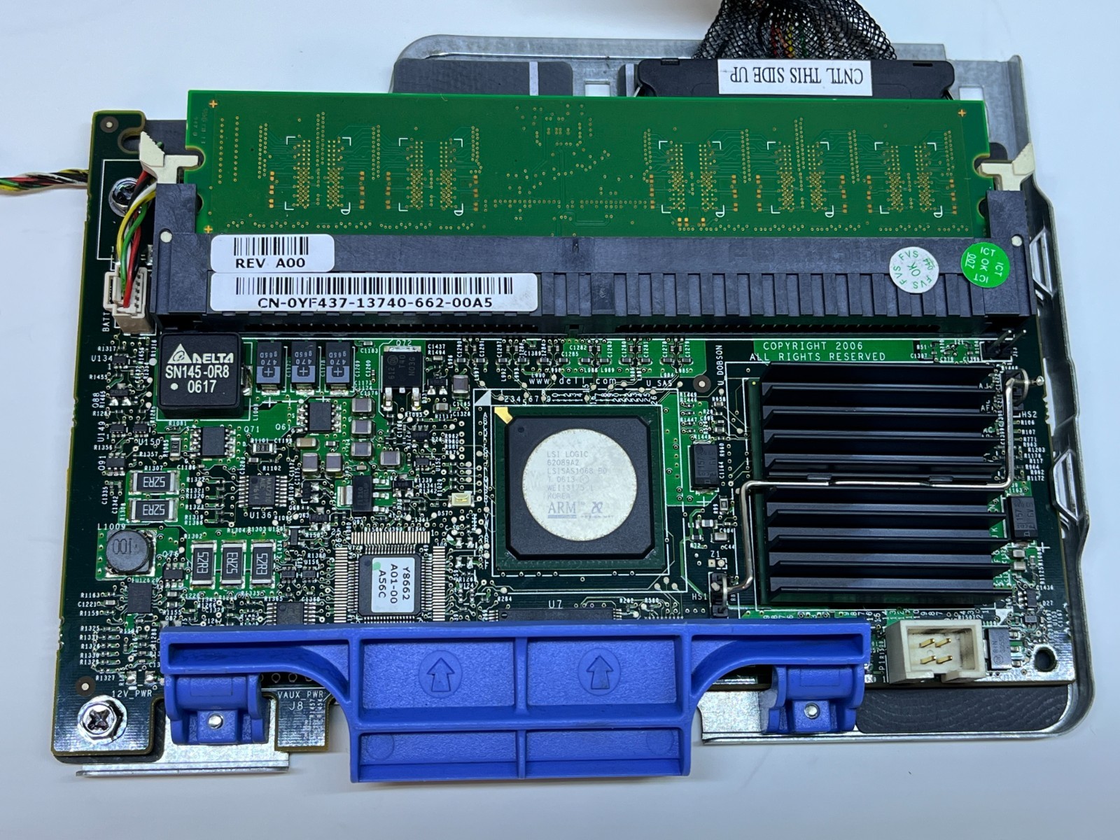 Dell YF437 PERC 5/i SAS RAID Controller Adapter PCI-E With Battery