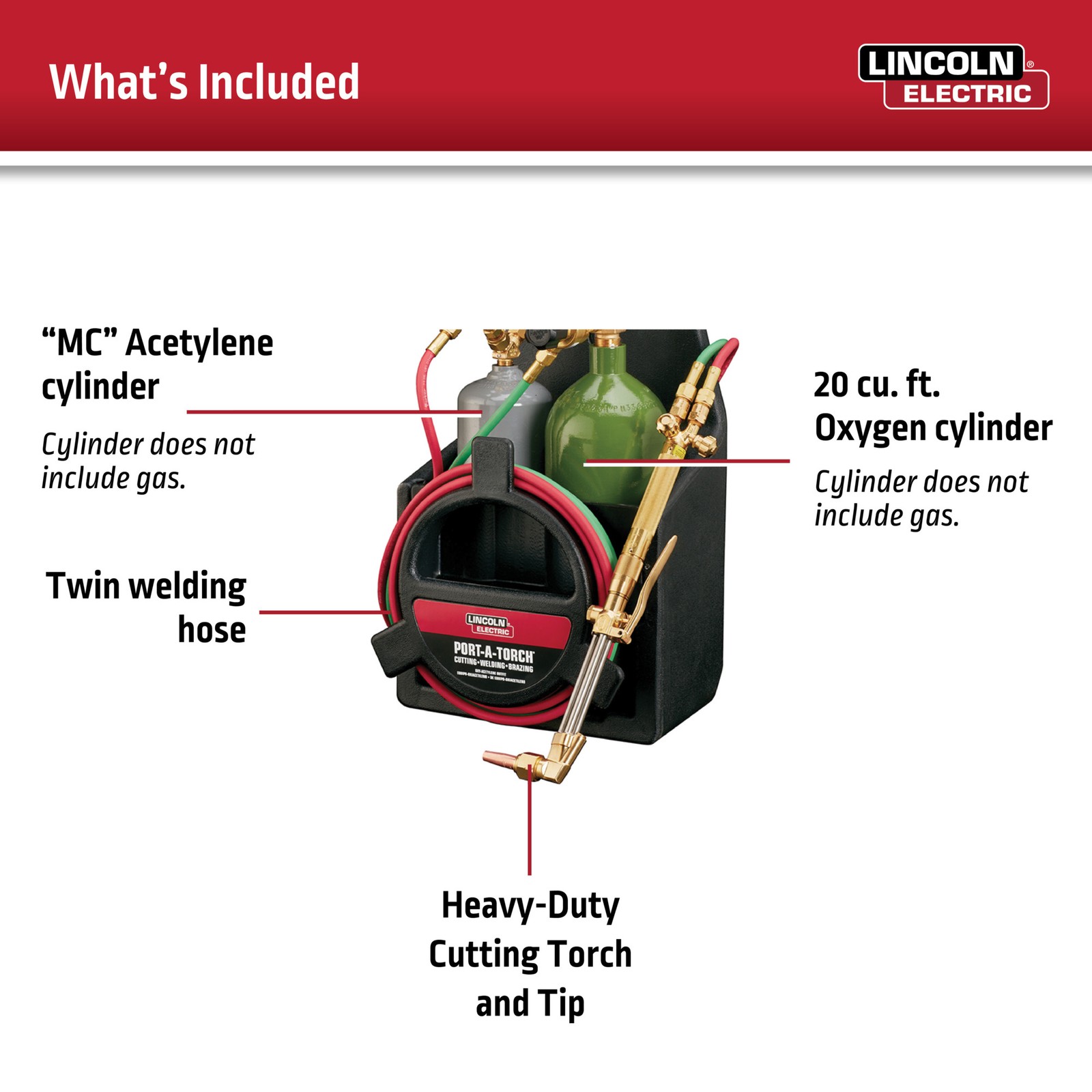 Lincoln Electric Port-A-Torch Kit, Model# KH990