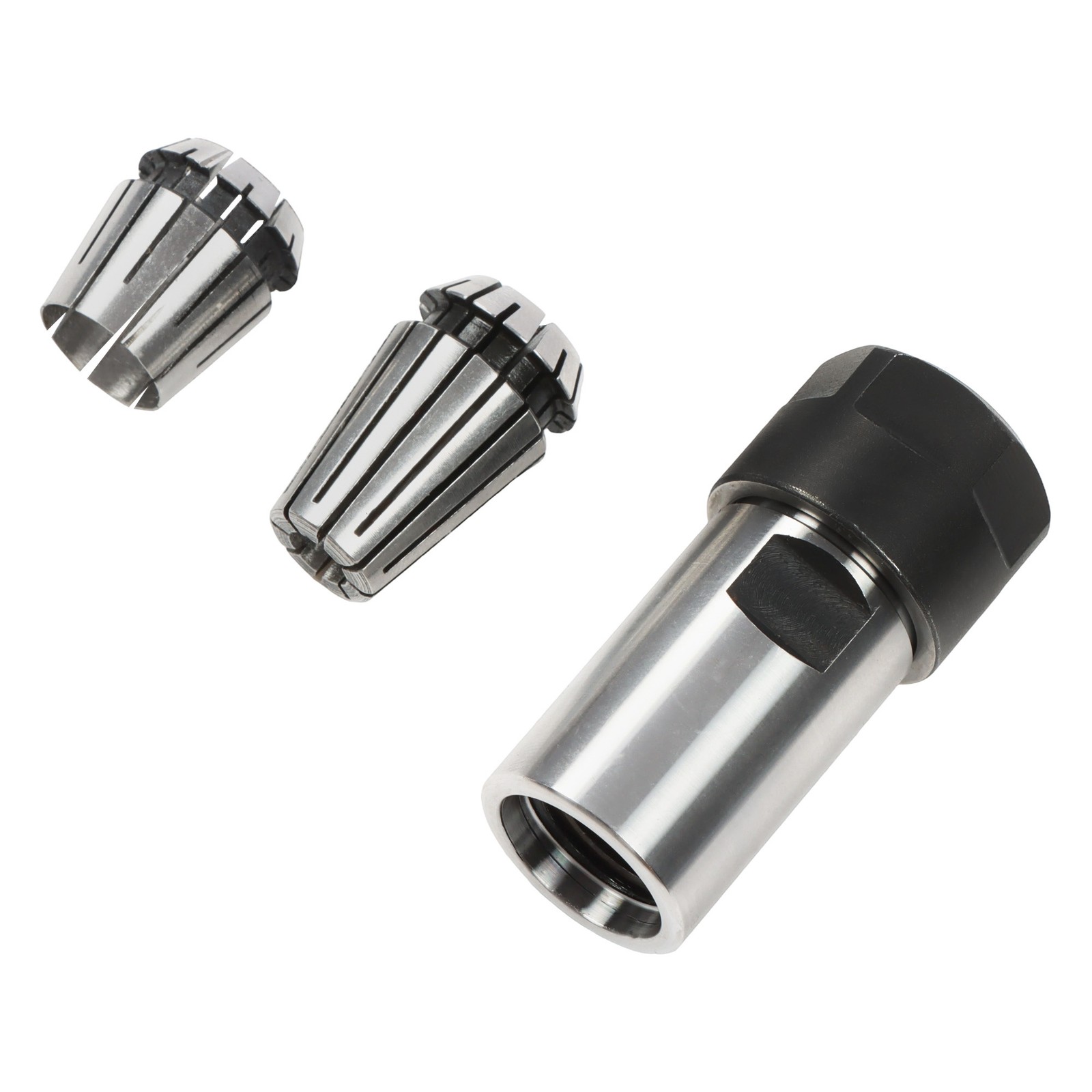 5/8-11 Thread Angle Grinder Extension Shaft Set w/ 1/4" & 1/2" Collets 3Pack