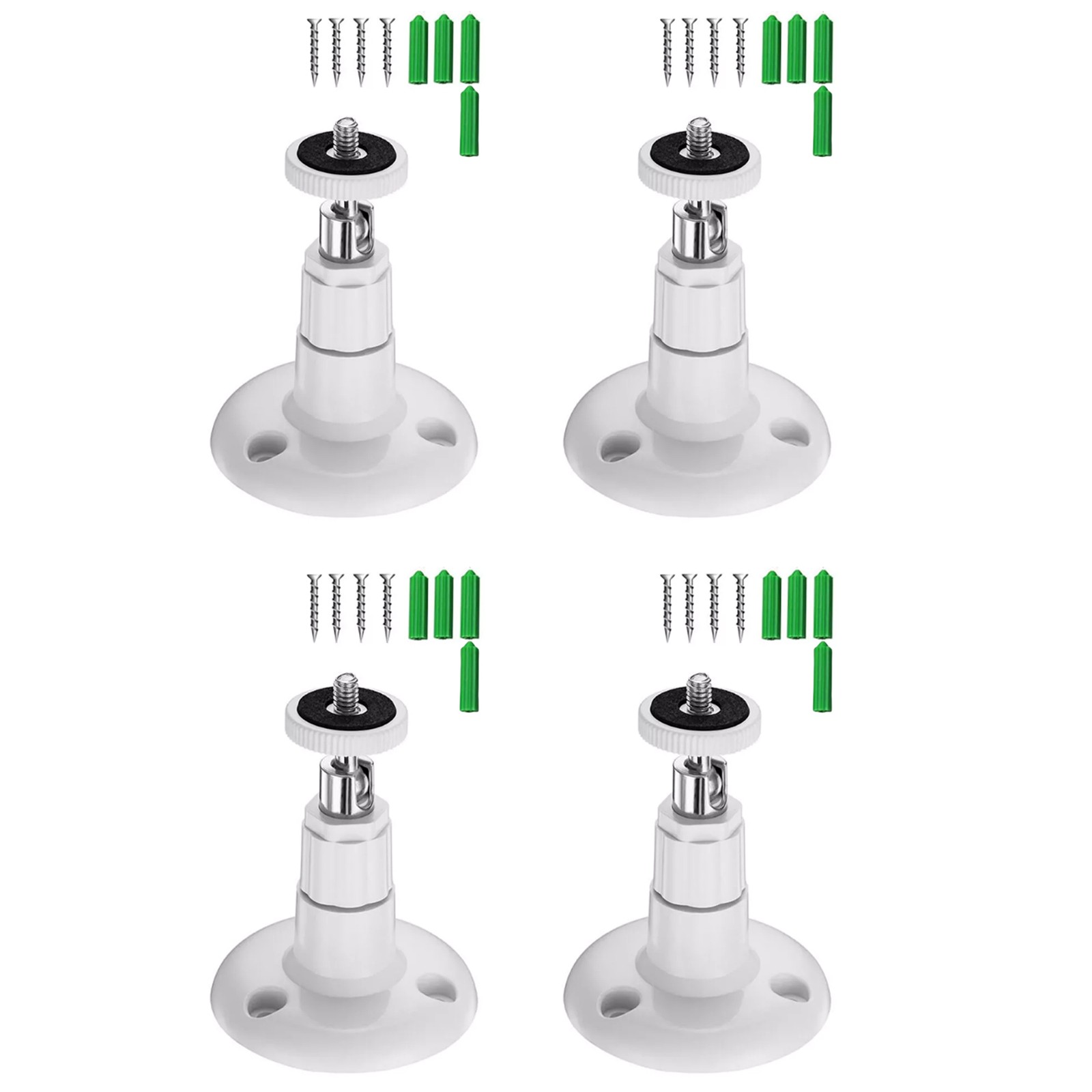 For Arlo Security Camera Wall Bracket 4 Set Adjustable Mount for Pro Series ABS