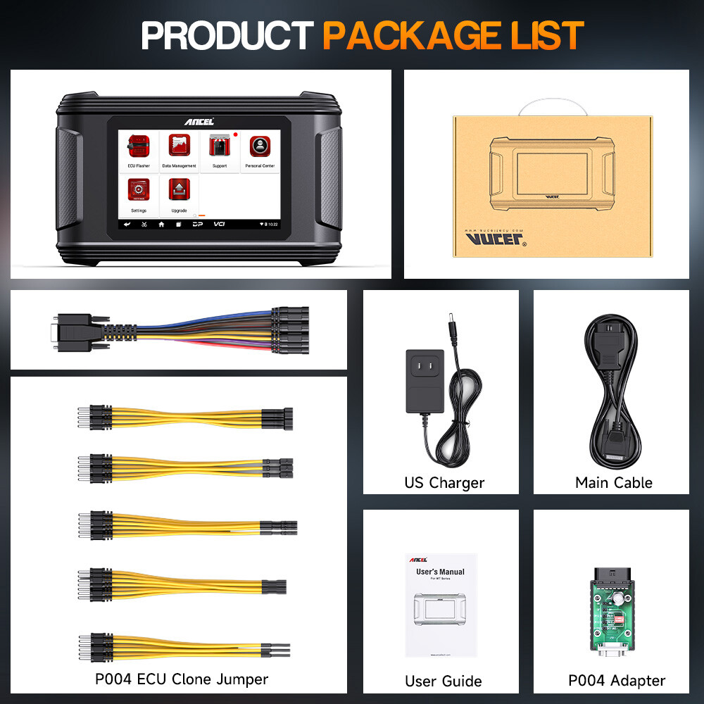 ANCEL EC500 ECM ECU Flashing Cloning Reset Initialization Read Write EEPROM Tool