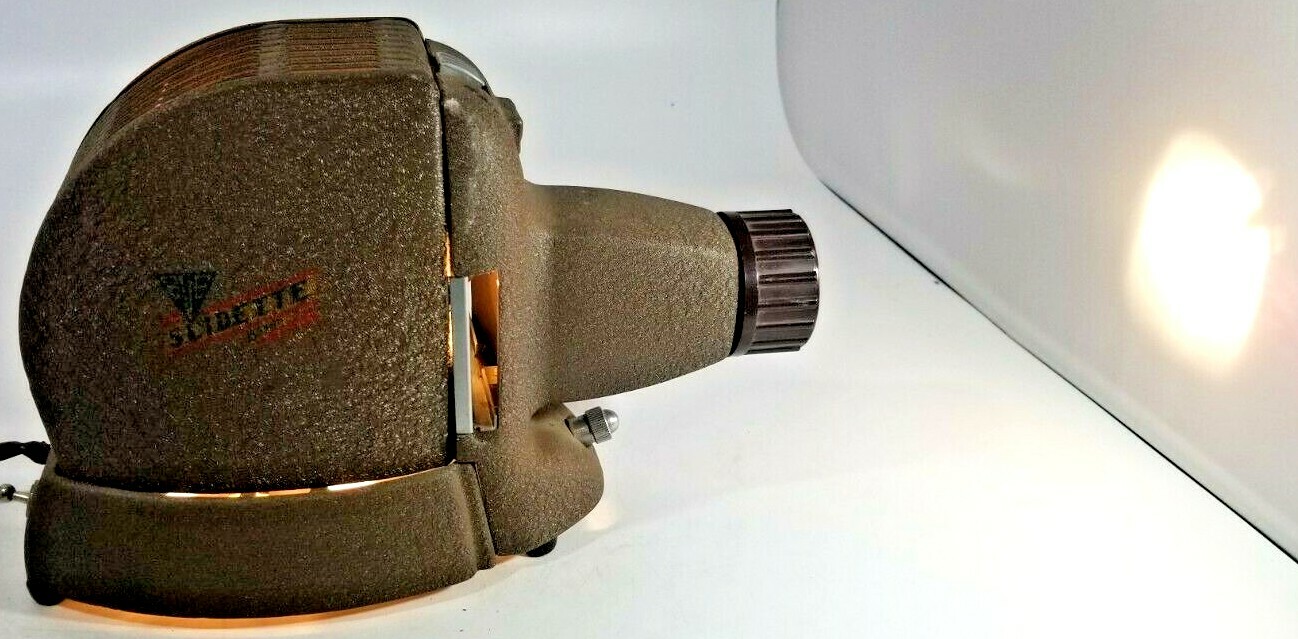 Vintage Slidette-150 Projector Rare Slide Screen Projector