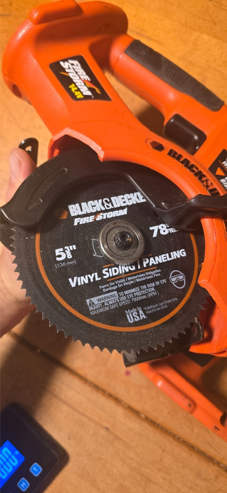 Black+Decker Firestorm Tool Only Tested Cordless Circular Saw Drill Flashlight L
