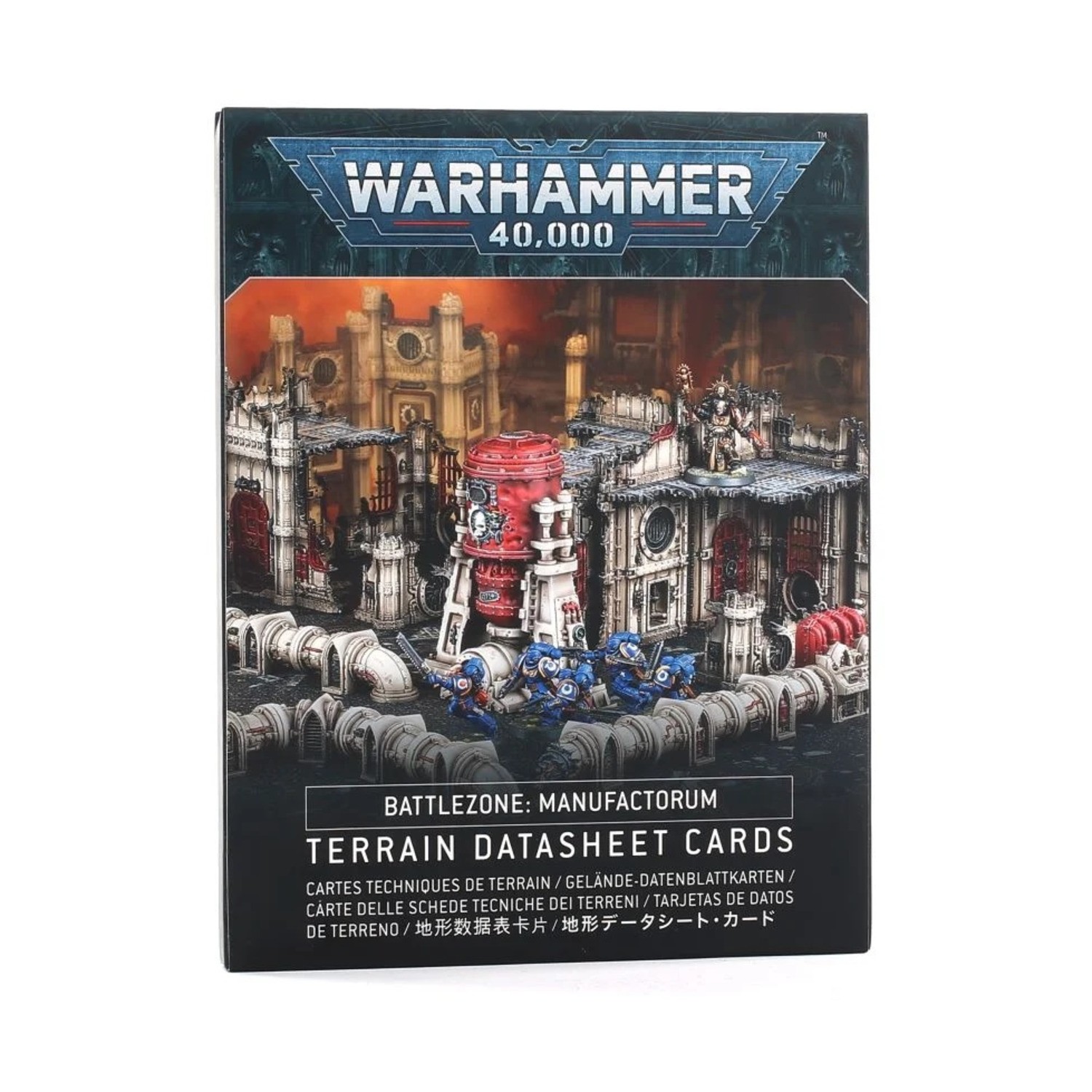 GW Warhammer 40K 8E/9E Terr  Battlezone - Manufactorum, Terrain Datasheet C NM