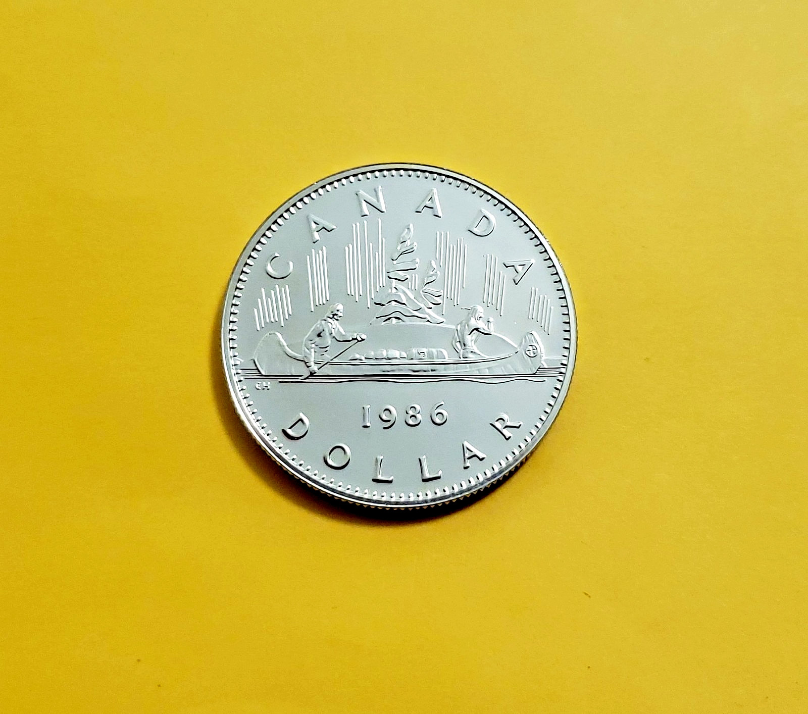 1986 Uncirculated Proof Like Canadian Nickel Dollar