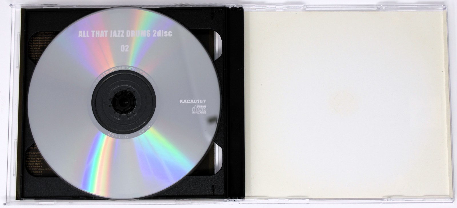 Kaeru Cafe White Loop 7 All That Jazz Drums Sample/Sound Library/Sampling CD