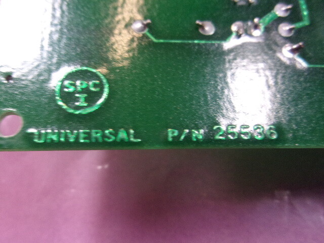 Universal Instruments SEQ TEST CALIBRATION 25537 REV A