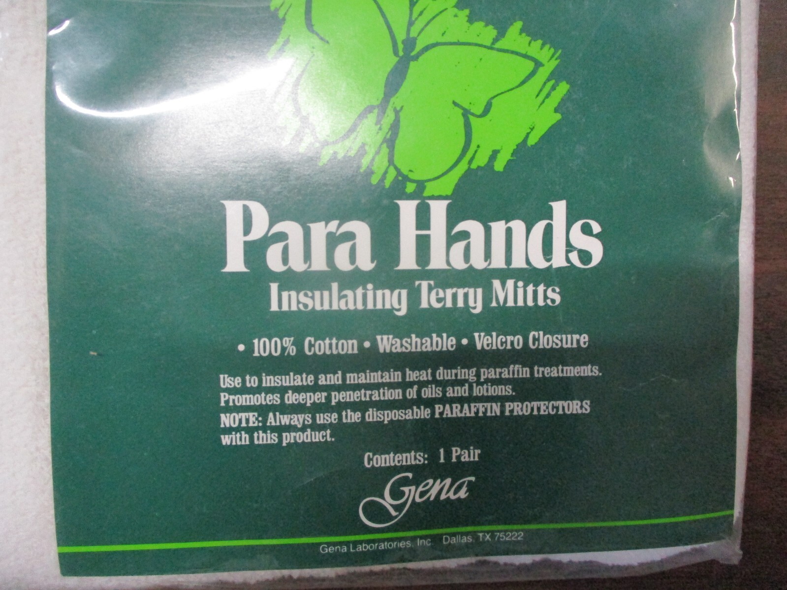 3 Pairs Terry Cloth Mitts
