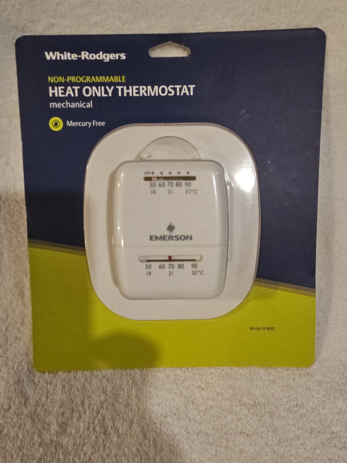 White-Rodgers  Heat Only  Mechanical Thermostat M30 Brand New NIB