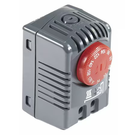 Wiegmann Tanc14176f Thermostat, 2-23/64" H, 1-35/64" W, Gray