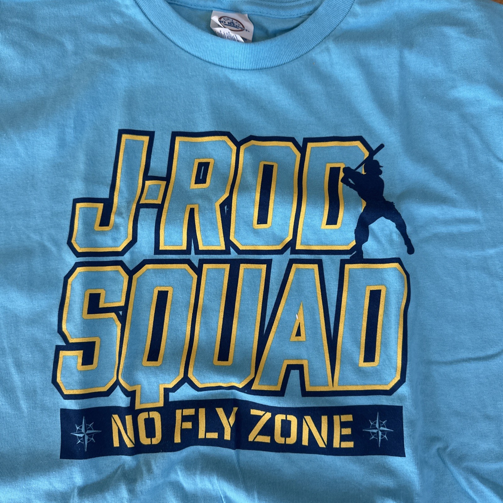 JULIO RODRIGUEZ J-ROD SQUAD Seattle Mariners NO-FLY ZONE T-SHIRT ADULT SIZE XL
