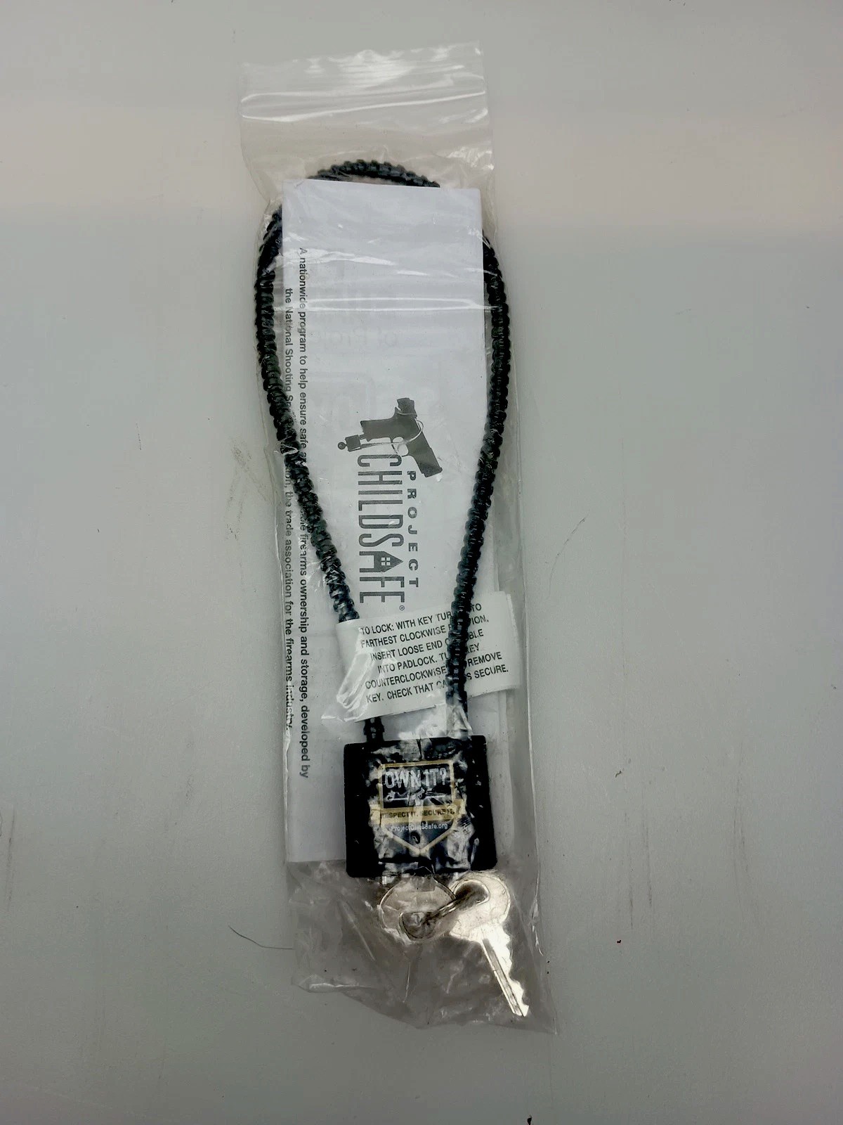 Childsafe Gun Lock With Two Keys & Instructions