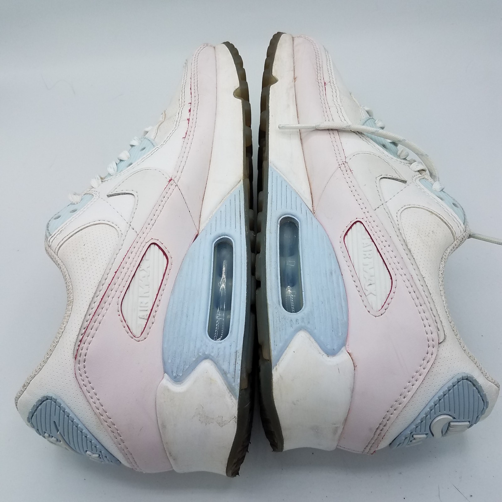 Nike Air Max 90 One of One Sneakers Mens 8.5 White/Hydrogen Blue Mens CW5569-100
