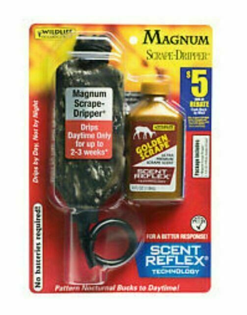 Wildlife Research Magnum Scrape-Dripper W/Golden Scrape Attractant 4oz FREE SHIP