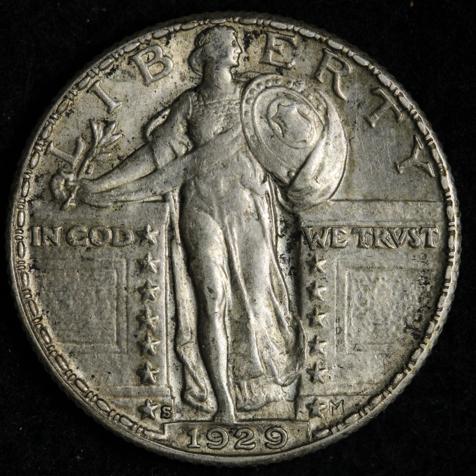 1929-S Standing Liberty Silver Quarter UNC *UNCIRCULATED* MS E301 QTLM