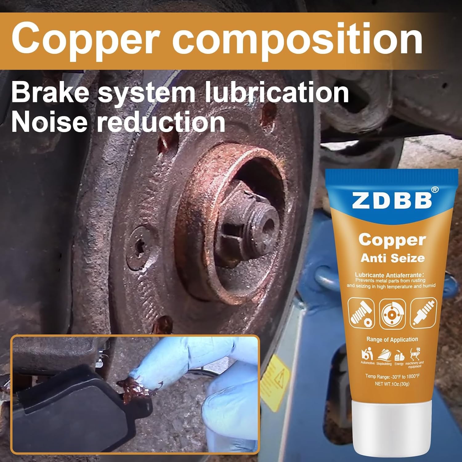 Anti-Seize Lubricant Copper Antiseize 2 PCS,