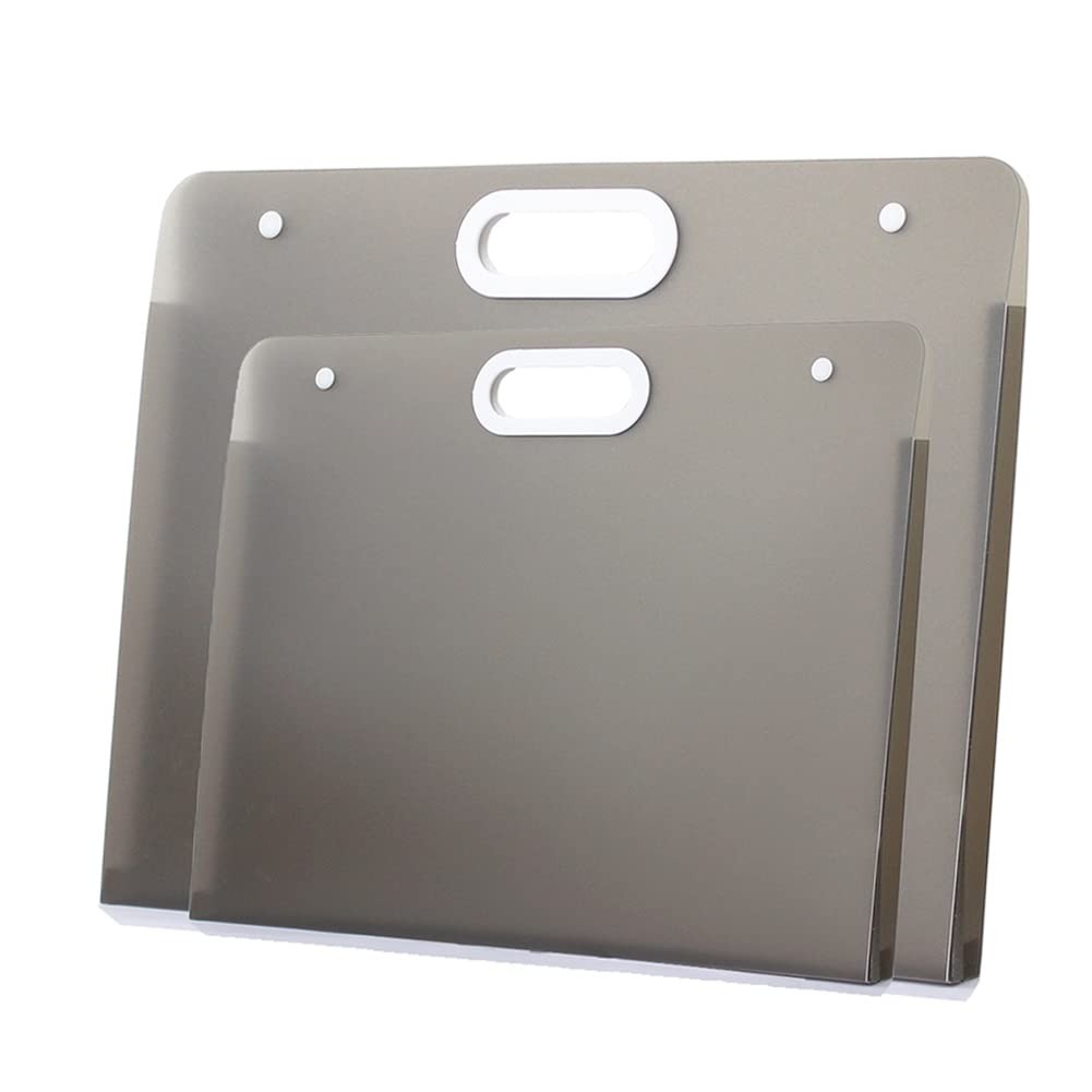 Plastic Art Portfolio, Large Art Portfolio with Handles,Waterproof Portfolio ...