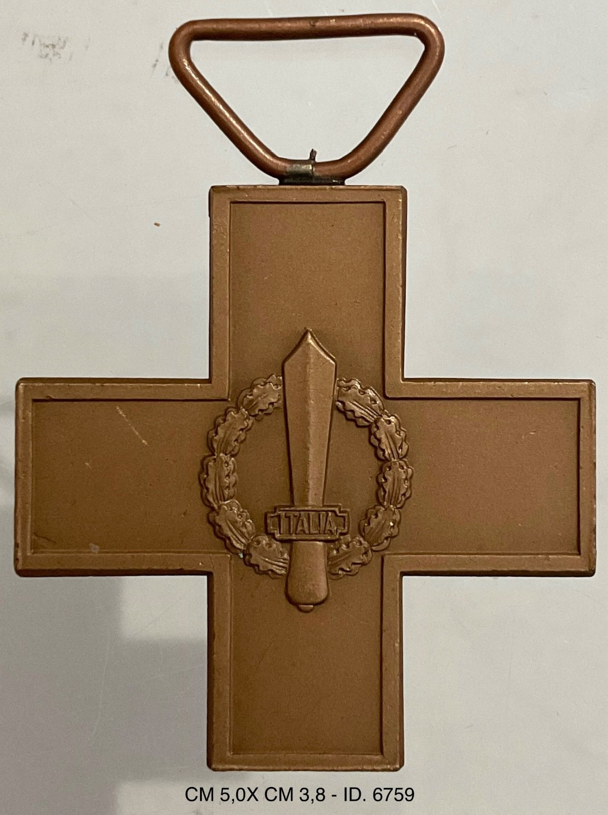 RSI PER L'ONORE D'ITALIA CROCE COMMEMORATIVA 1943-1945 PER VETERANI E REDUCI
