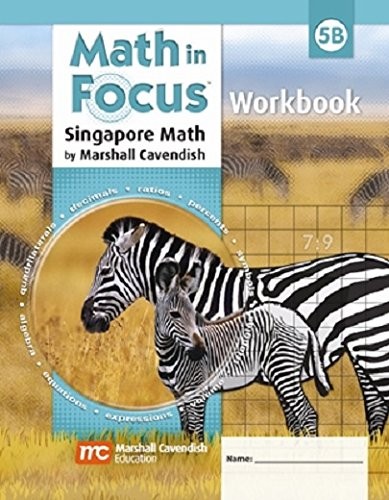 Math in Focus Workbook, Book B Grade 5 (Math in Focus: Singapore Math) by Hough