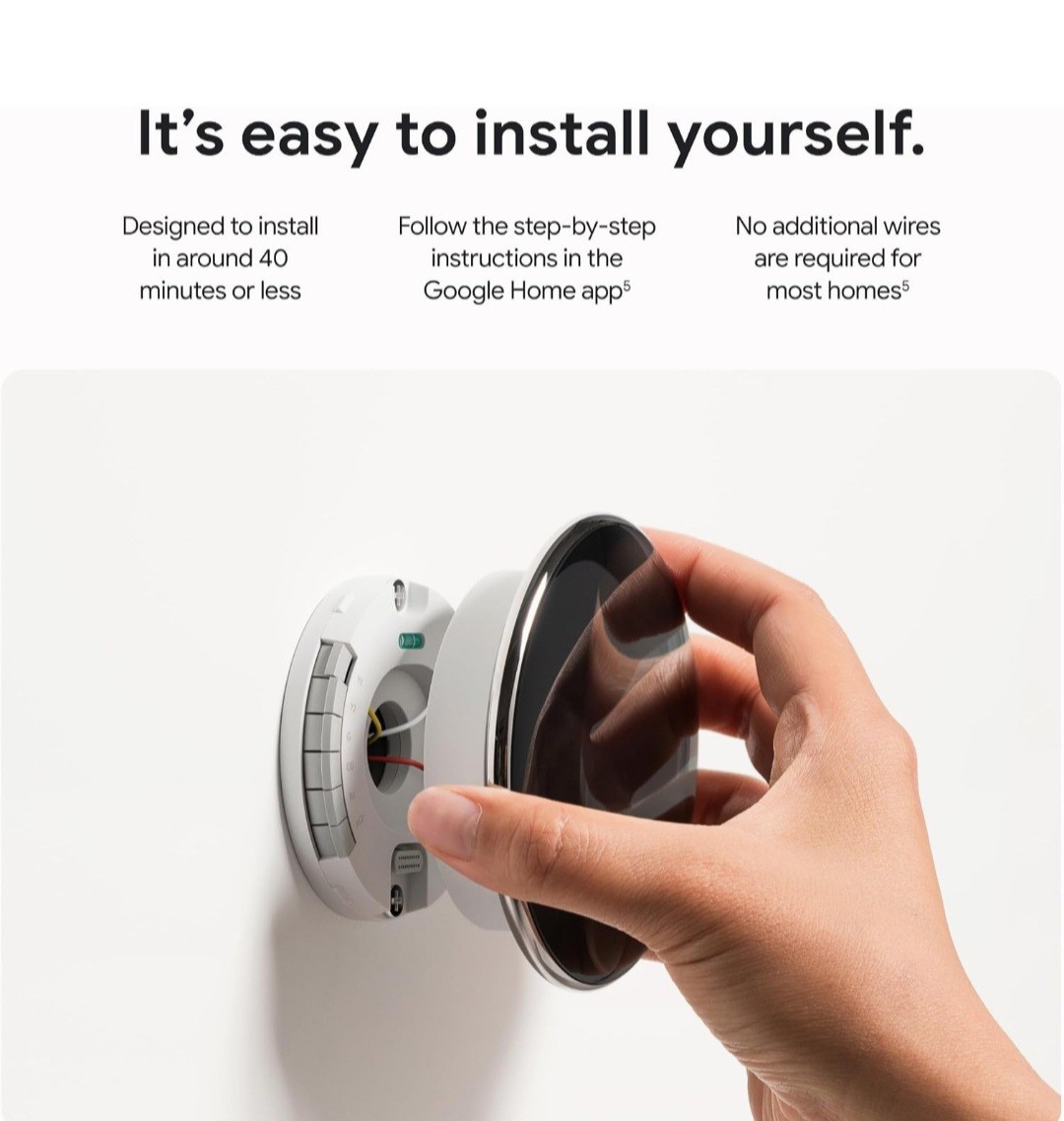 Google Nest Learning Thermostat 4th Gen & Sensor 2nd Gen Polished Silver